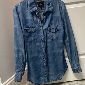 Denim camouflage shirt